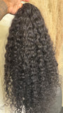 26” Burmese Curly Half Wig